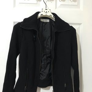 TAHARI Black Zip Jacket